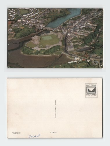 Vintage postkarte pembroke - vintage,