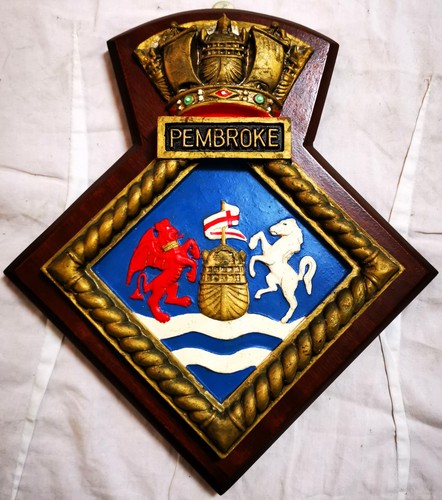 Hms pembroke schiffswappen - pembroke,