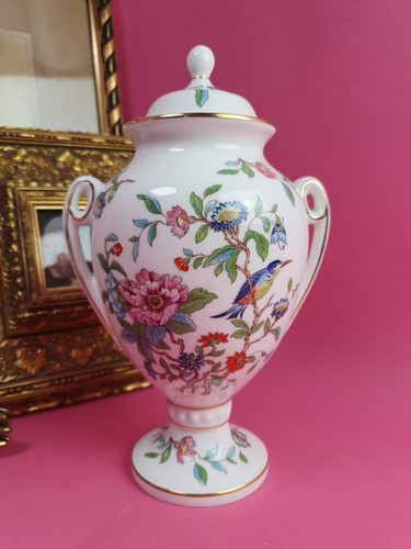 Vintage deckel vase - vintage,
