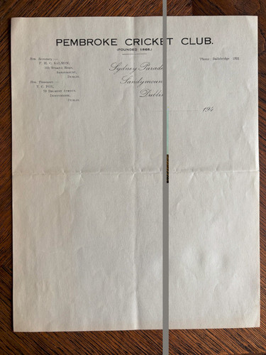 Old document ireland pembroke - old,