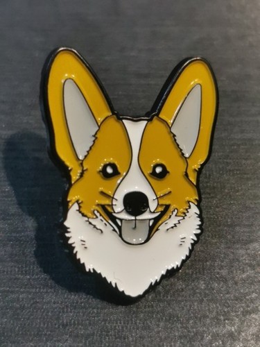 Pembroke welsh corgi pin badge - pembroke,