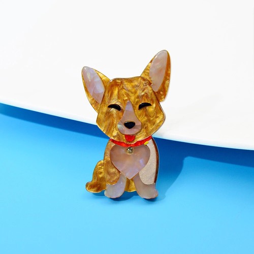 Hund schmuck brosche - brosche, welsh