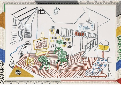 David hockney pembroke - david, studio