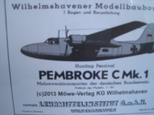 Pembroke 1 flugzeug - pembroke, mk.1