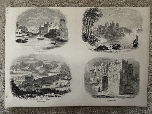 Welsh castles c1860s pembroke - welsh,
