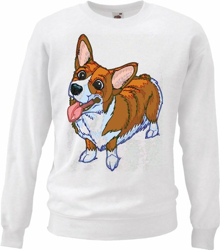 Sweatshirt süsser welsh corgi - welsh,