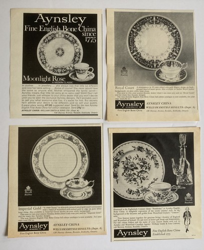 Canadian aynsley china - 4,