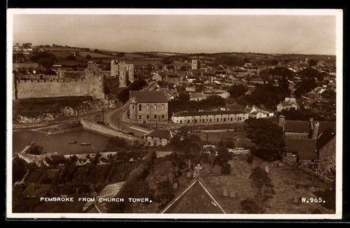 Pembroke view from church - pembroke,,